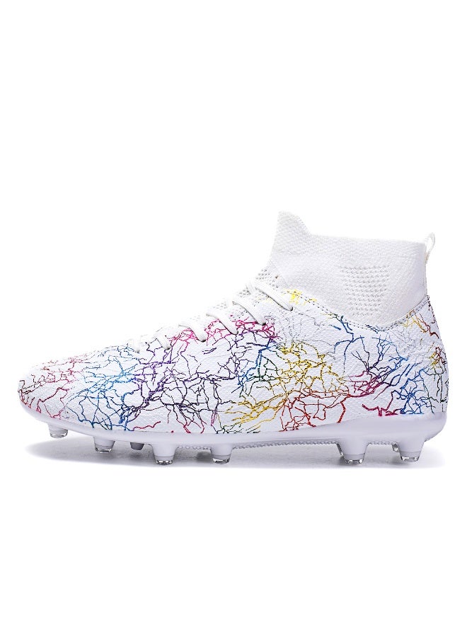 New Men Soccer Shoes Cleats Football Boots Sports Large Size Long Studs Turf Shoes for Training Competition - Image 1